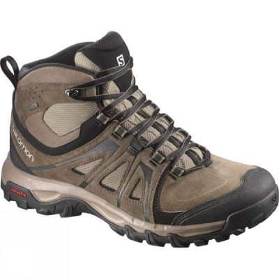 Botas Salomon Evasion Mid GTX Hombre - Marrones - Chile YLC916247